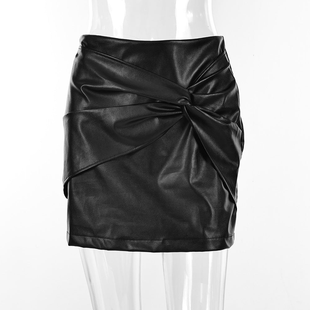 Eleganter High-Waist PU-Lederrock – Stilvoll & Vielseitig